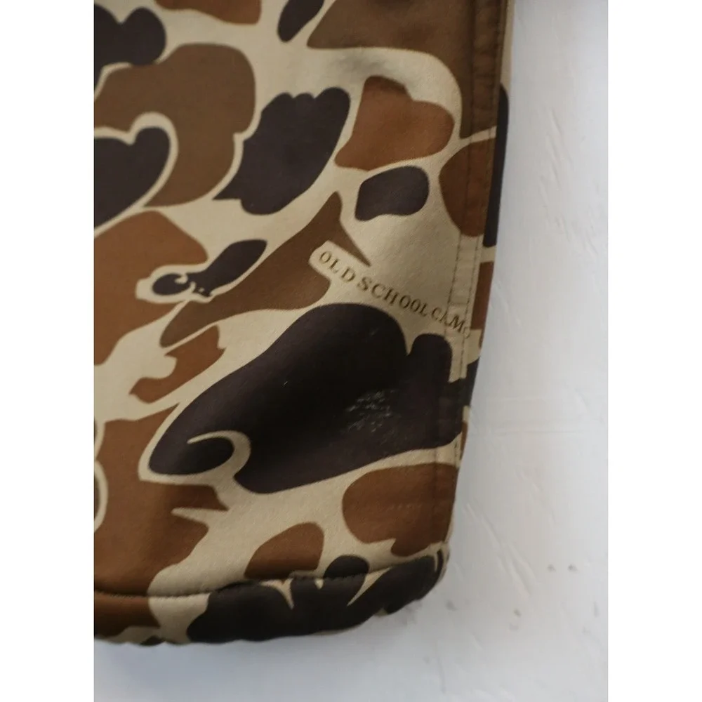 Mens Drake Waterfowl Old School Camo Pants Size 3XL Brown Green